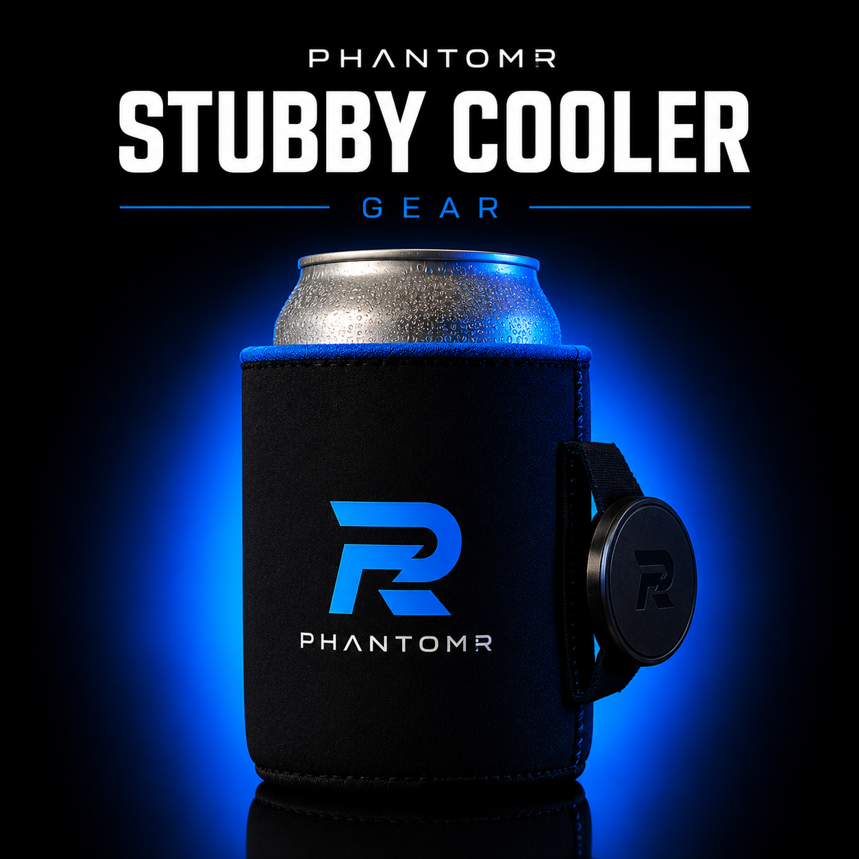 PhantomR Stubby Coolers w/ Magnets (10 PK)