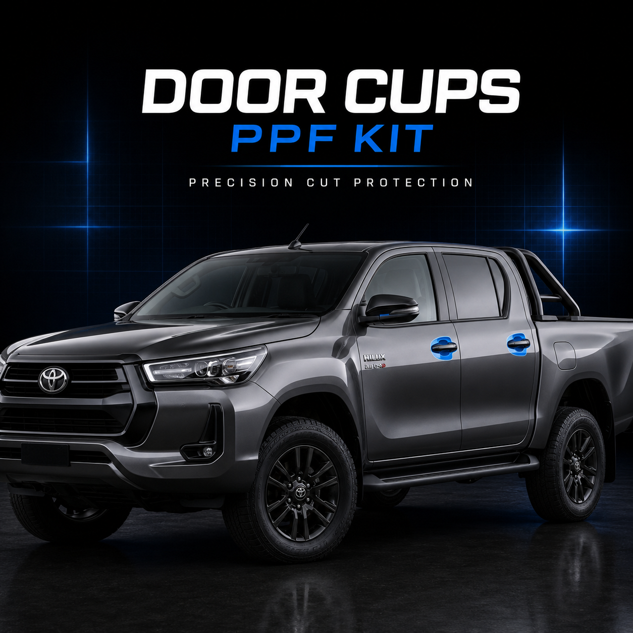 PhantomR Kit - Door Cups To Suit Toyota Landcruiser 70 Series